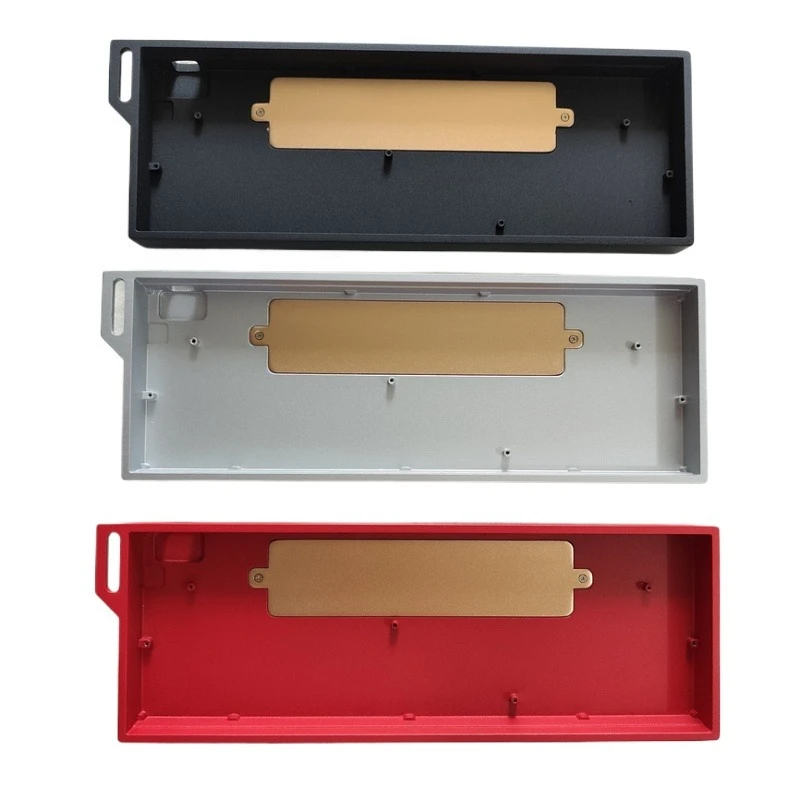 

GH60 Hole Keyboard Case CNC Aluminum Shell for Wooting MADCATZ MAD60 Holy60 Keyboard Shell PC Gamer DIY Mechanical Keyboard Gift