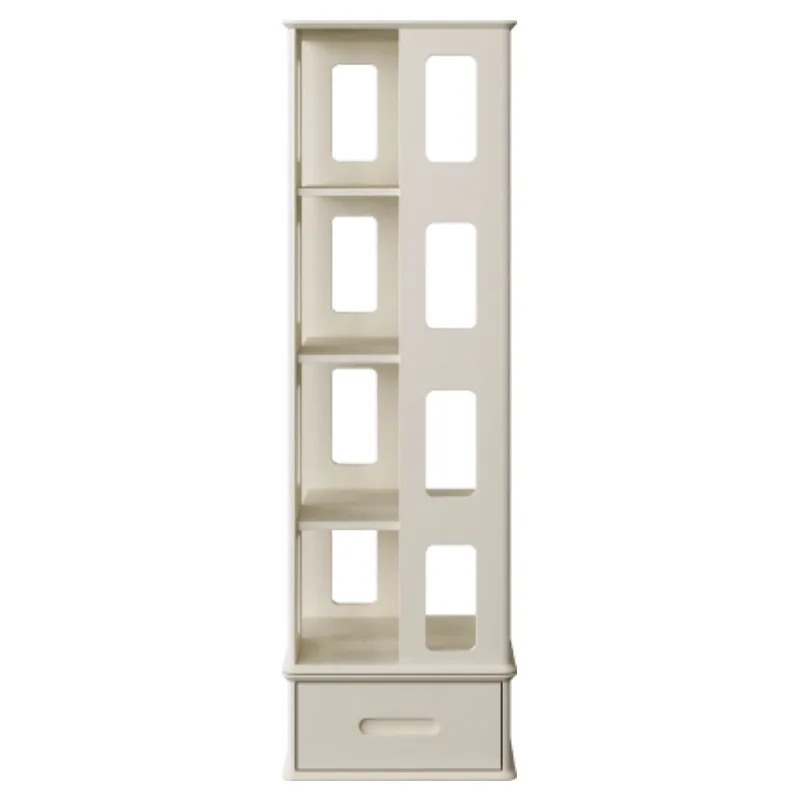 

Rotating bookshelf, vertical combination bookcase, small home office, small apartment free combination