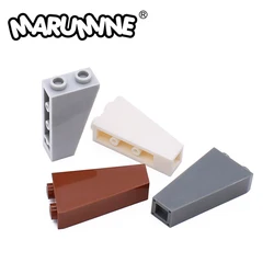 Marumine 2449 Roof 1x2x3 70 Slope Inverted 20PCS Construction Blocks Technology Parts Building Bricks Accessories Constructor