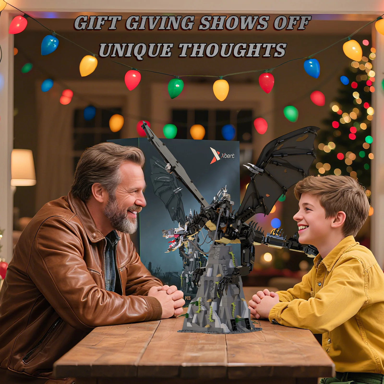 1361pcs Witch King Fell Beast Building Blocks Set Toy,Medieval MOC Nazgul Dragon Model Kit for Adults & Kids, Fans Boy Girl Gift