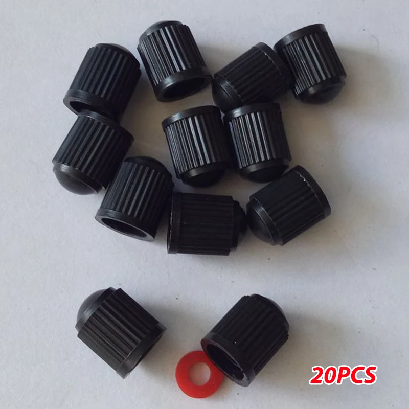 20PCS Dustproof Caps Car Tire Valve Stem Caps Bolt-In Valves Tyre Stem Air Caps