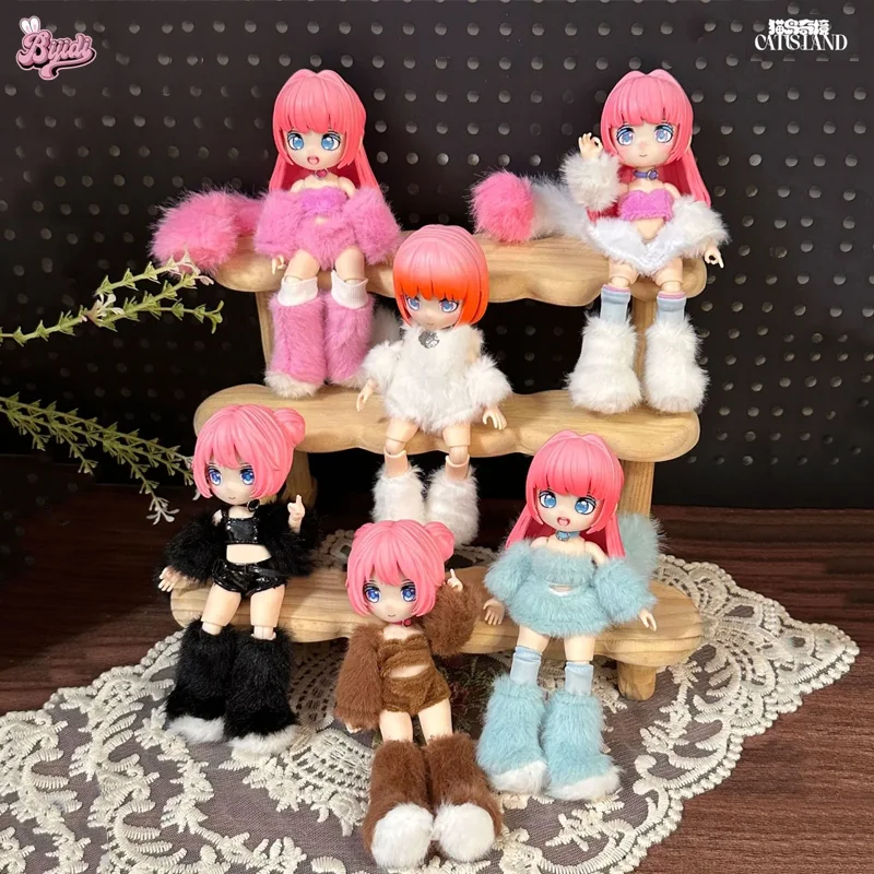 

CAT ISLAND Black Cat Or Candy Cat Blind Box Articulable Joints Bjd Doll Action Figure Trendy Play Pendant Girl Surprise Toy Gift