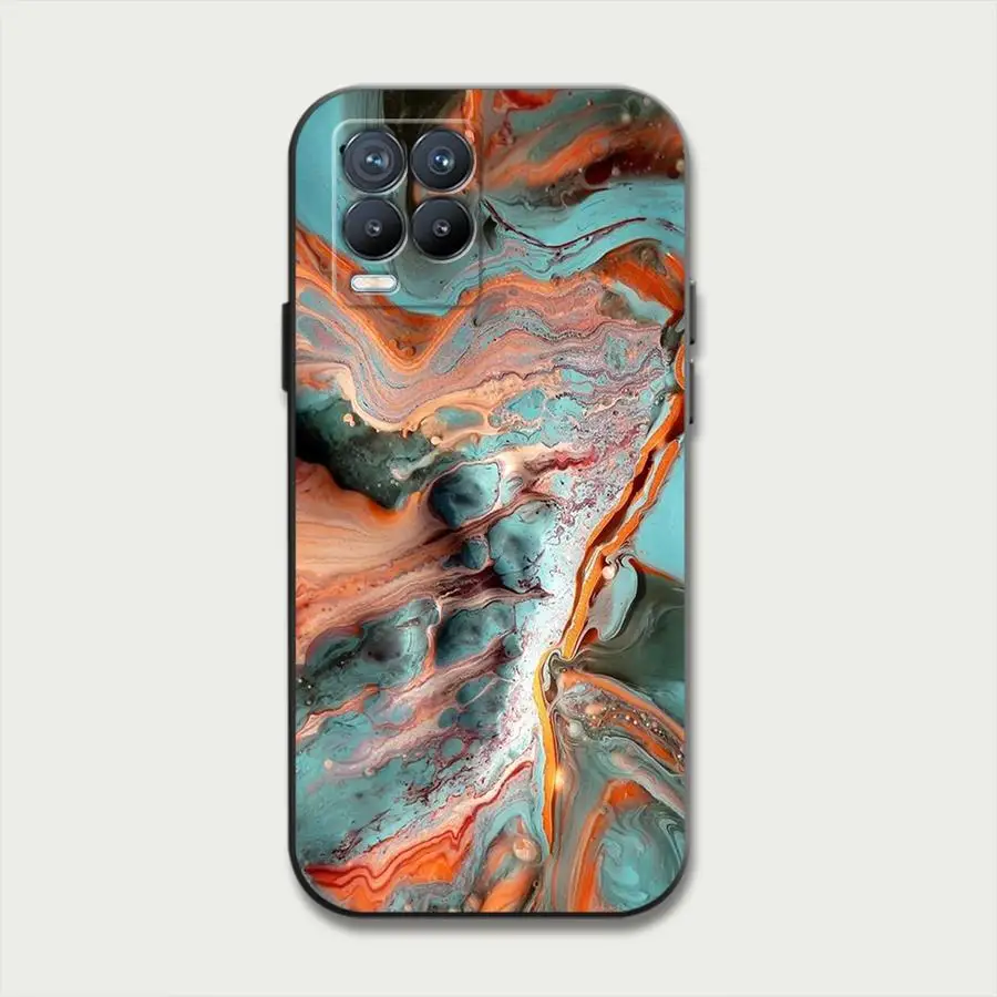 جراب هاتف رخامي بحبر فاخر ، غطاء أسود ناعم ، Google Pixel 8 Pro ، 6a ، 7a ، 8a ، 6 Pro ، 7 Pro