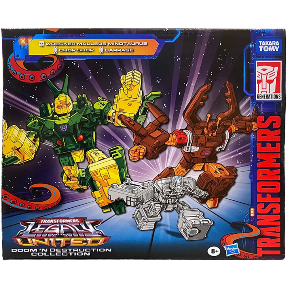 In Stock Original Hasbro Transformers Generation Legacy United Doom and Destruction Collection 3-Pack Action Figures