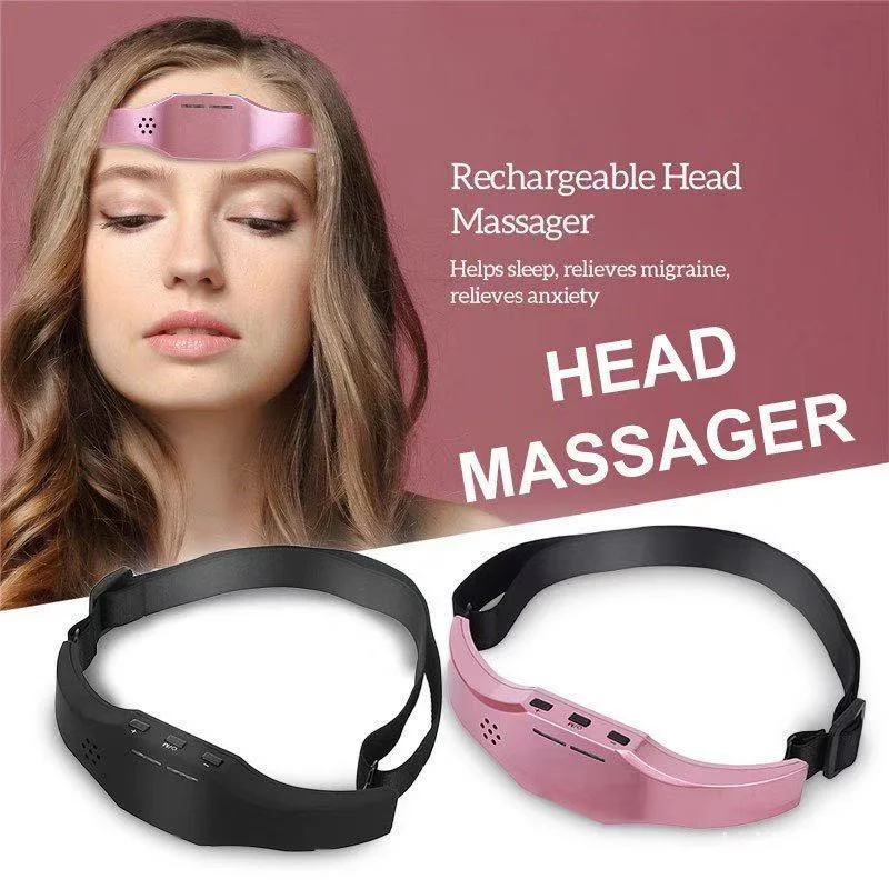 Electric Head Massager Brain Anti Stress Sleeping Aid Therapy Sleep Insomnia Helper Headache Eliminator Hypnotic Apparatus