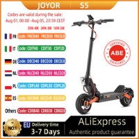 JOYOR S5(ABE) 10 Inch Tires Electric Scooter 48V 13Ah Battery 500W Motor E-Scooter 20km/h Max Speed 40-55km Range Cruise Control