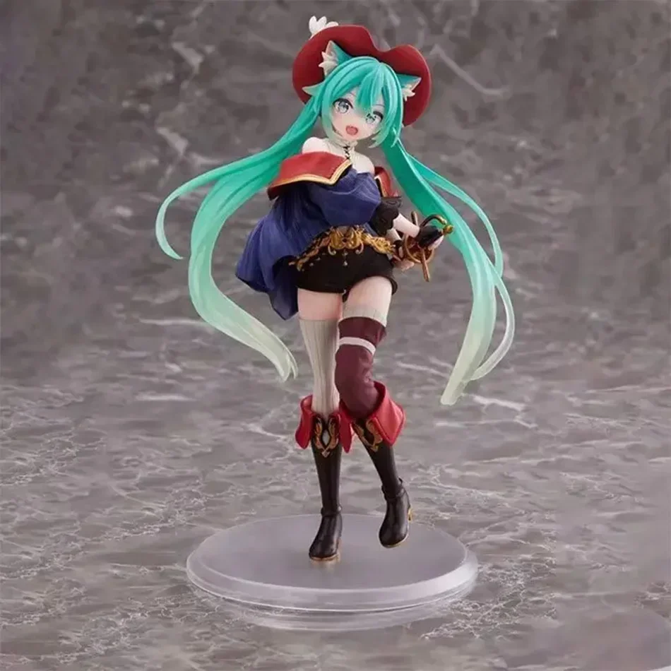 Anime Hatsune Miku 22CM Kuromi Hatsune Actionfigur Modell Spielzeug Niedliche Actionfigur PVC Sammlerstück Desktop-Accessoires Geschenke Spielzeug – Detail 6