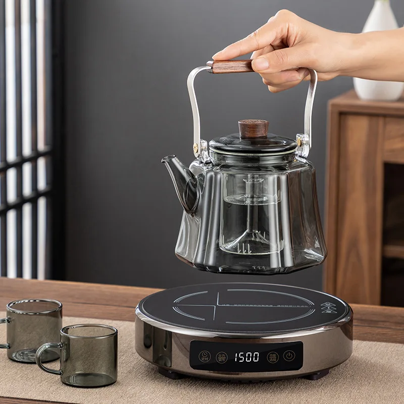 Poêle électrique en céramique 1500W, Machine de fabrication de thé haute puissance, plaques chauffantes pour café/thé, chauffe-eau bouillante multifonction 220V
