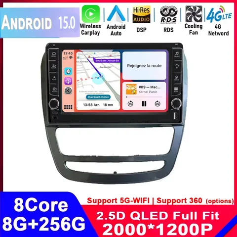 Android 15 para jac t6 t8 2015 2016 2018 2022 2021 navegação rádio carro dvd player unidade central rádio estéreo gravador de fita gps
