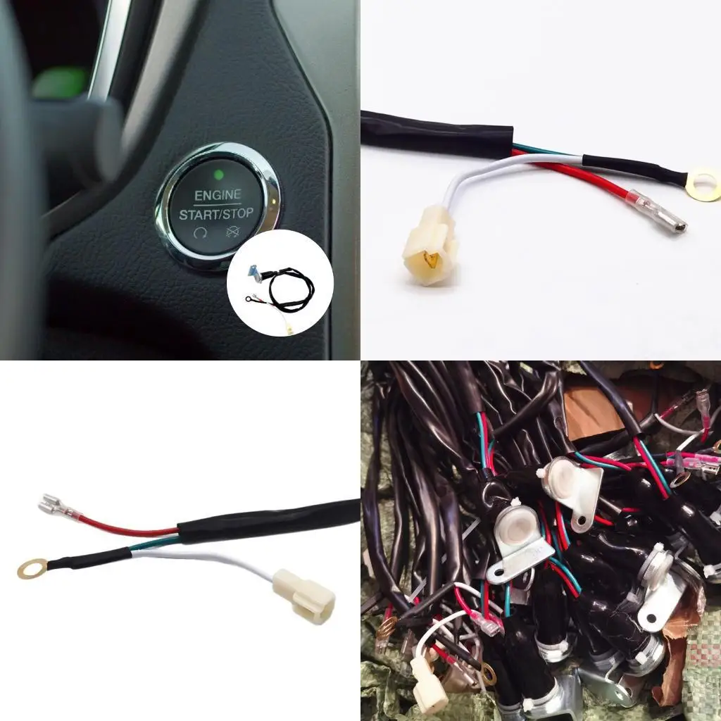 

652F Heavy Duty Ignitions Switches Air Cooled Engine Waterproof Starter Button Upgrades