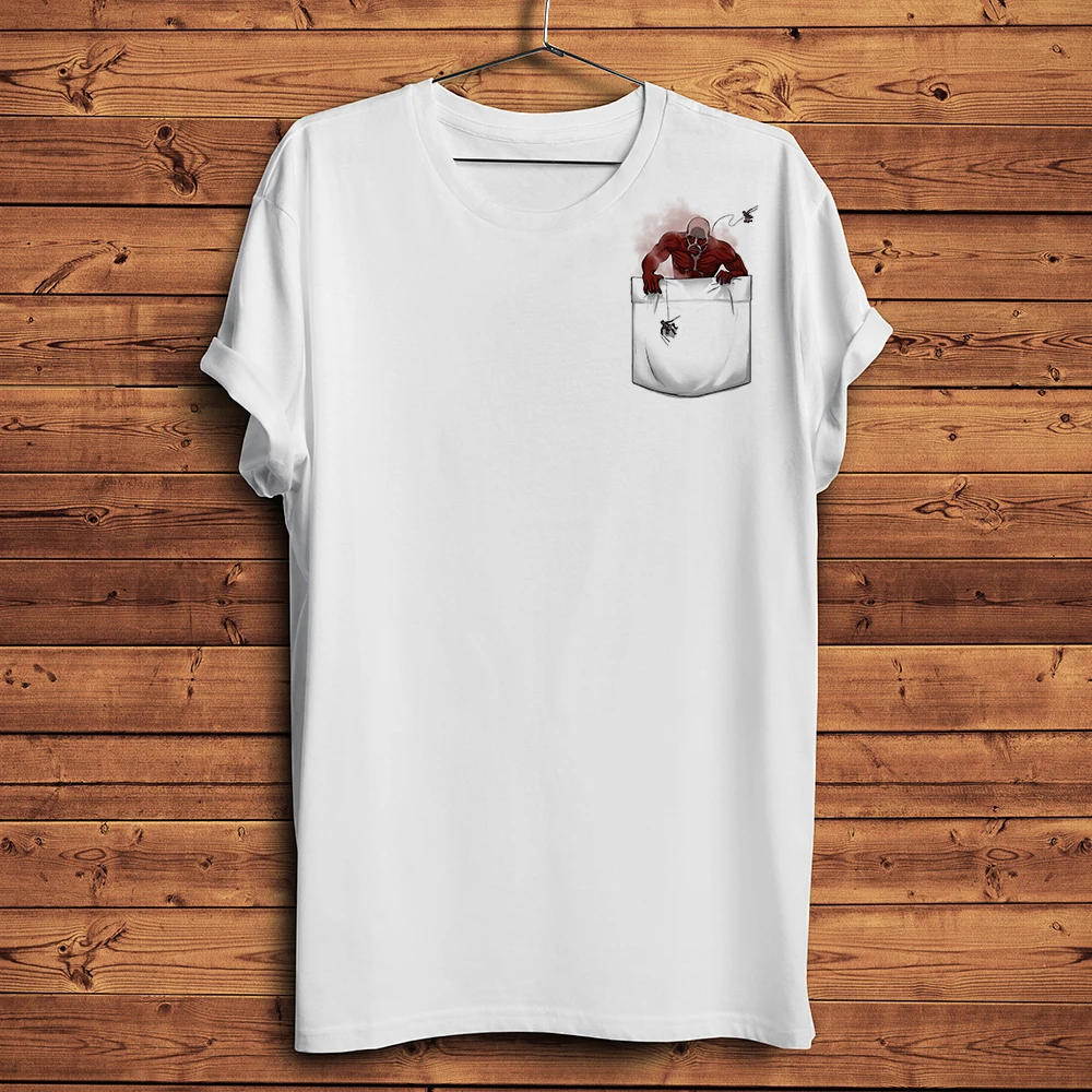 camiseta-de-manga-curta-masculina-streetwear-unissexo-camiseta-respiravel-camiseta-3d-ataque-no-bolso-anime-casual-engracado-colossal-branco-novo