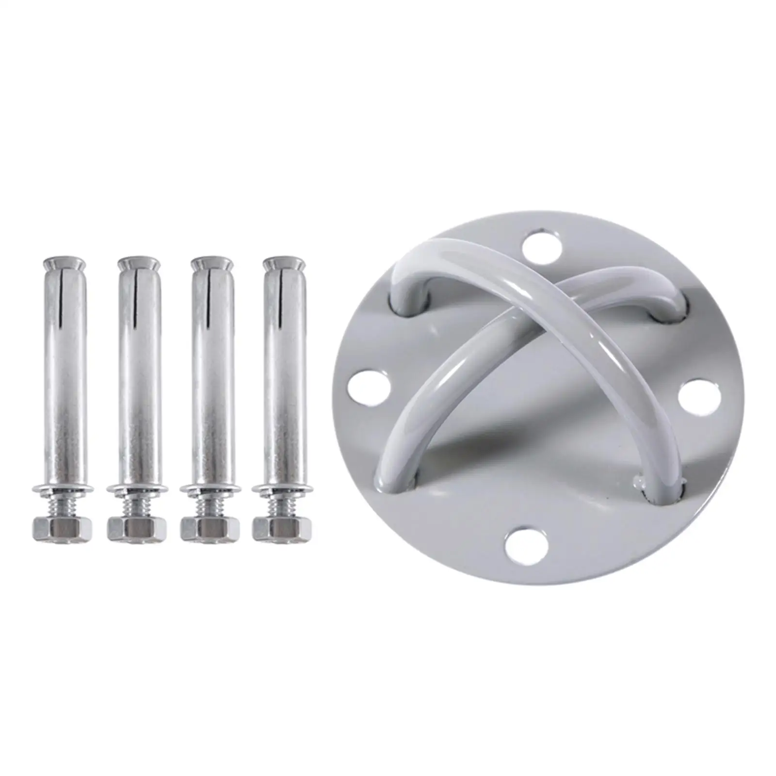 Ceiling Hook Anchor Hammock Swing Mount Hook Gym Equipment Fixing Plate Screws for Yoga Hanging Hammocks Home Gym Garden Patio