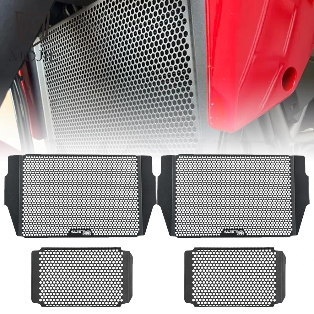 

For Ducati Multistrada 1200S 1200 S Touring /Sport/ Pikes Peak/GT 2010-2014 Motorcycle Radiator Protective Grille Cover Guard