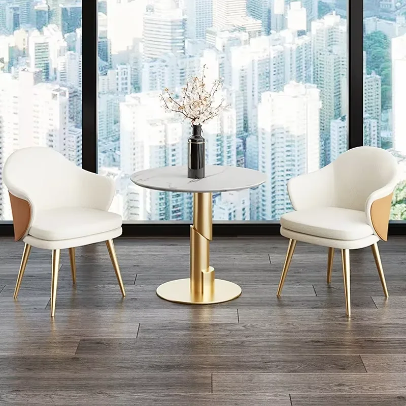 Simple Nonslip Salon Chair Modern Wooden Lounge Luxury Reading Salon Armchair Chairs Designer Comfy Sillones Accessories