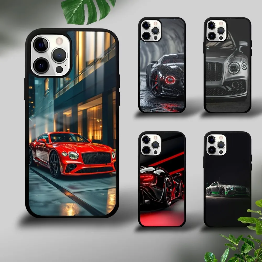 

Classic Luxury B-BenTleys Phone Case For iPhone 16 15 14 13 12 11 Pro Xs Max Mini Plus Celulares Hard Funda