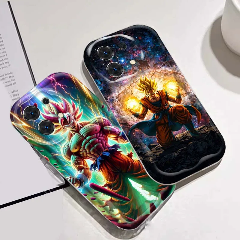 

Luminous Dragon Ball Cool For Xiaomi Redmi Note 14 13 12 12S 11 10 9 9S 8 Pro Plus 4G 5G Wave Oil Cover Soft Phone Case