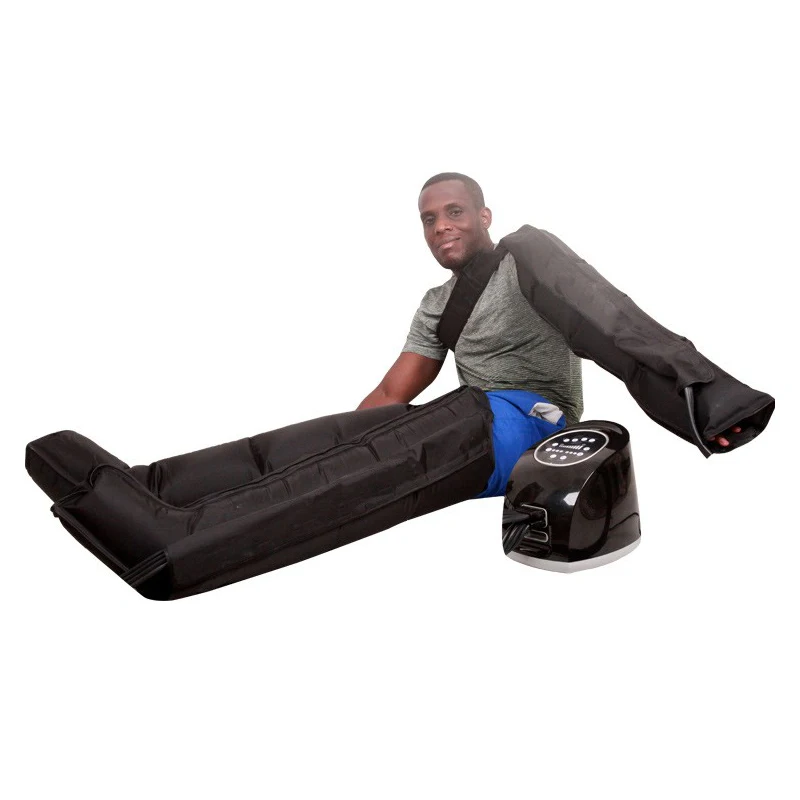 Sports Recovery System Air Cold Compression Massage Blood Circulation Therapy Boots Foot Leg Massager Machine Device