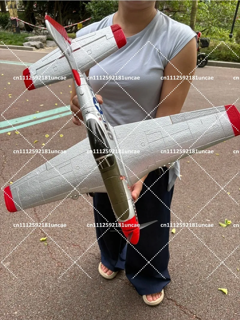 75CM Large Photorealistic Vintage Fighter with Brushless Motor 2.4G Remote Control Stunt Plane Gift