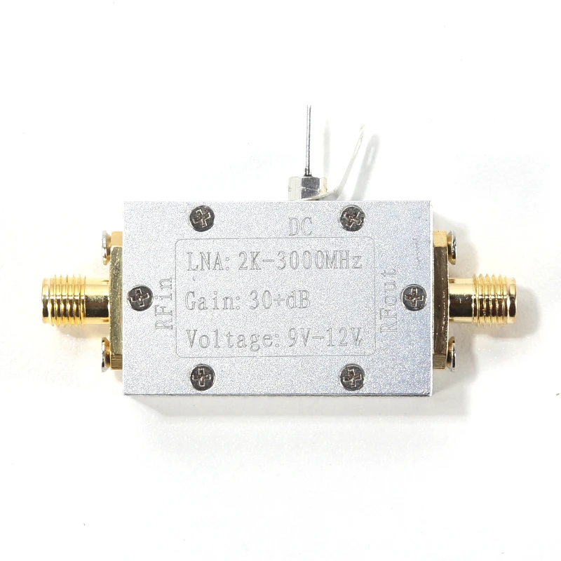 

RF, Wideband, Amplifier, Low Noise Amplifier LNA 2K-3000MHz Gain 32dB