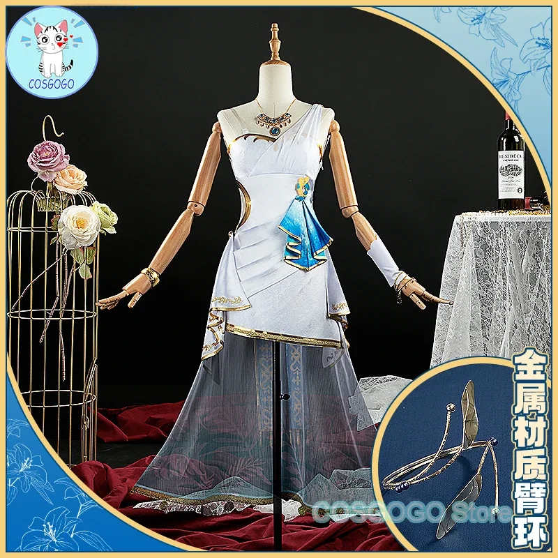 COSGOGO [Customized] Anime Pretty Derby Hishi Amazon New Suit Cosplay Costume Halloween Outfits Women Lovely Dress