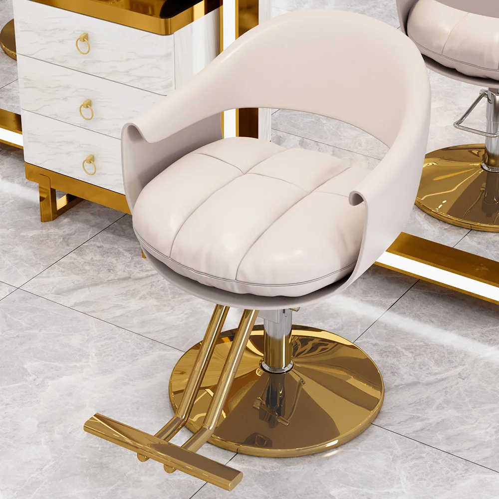 Professional Heavy Duty Barber Chair,Luxury PU Leather Salon Chair With Light Lift Rotating Feature Reclining Modern Design Comf