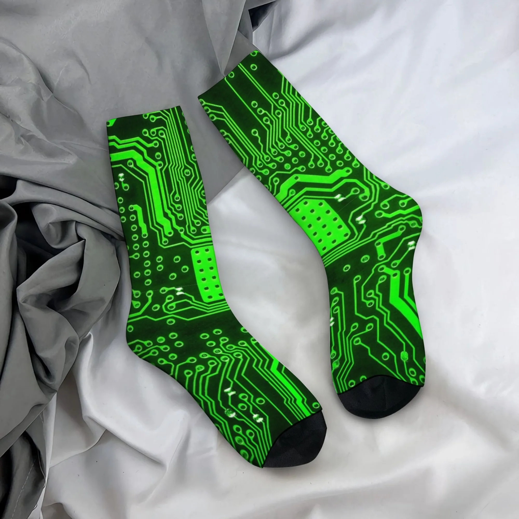 Fashion Technology Style CUP Chip Socks Novelty Happy Compression Socks Crazy Party Street Trend Hip-hop Socks Fun Holiday Gifts