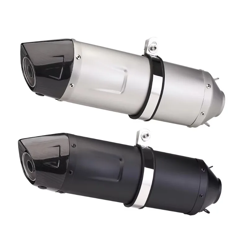 

Универсальный глушитель мотоцикла 51 мм Lv1, модификация из углеродного волокна для TMAX530 GSX1300R ZZR1400 YZF-R1 CBR650R