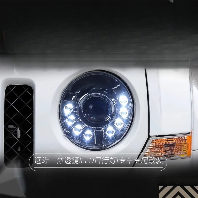

Suitable for Jeep Grand Cherokee 11-15 Headlight Assembly Modified LED Daytime Running Light Bi-Optic Lens Xenon Lamp