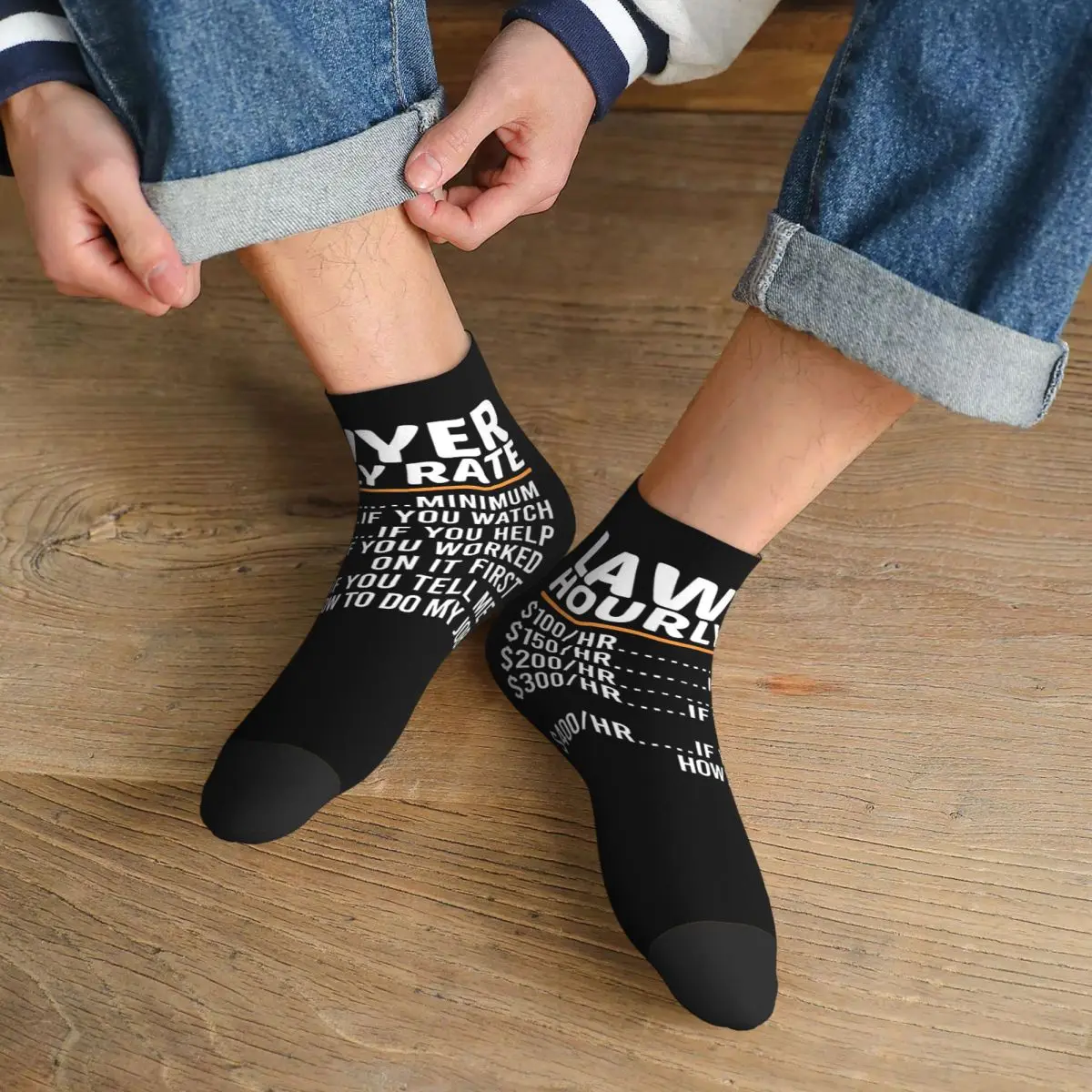 جوارب مضحكة للمحامي معدل كل يوم، جوارب هاراجوكو فائقة النعومة، ملحقات جوارب لجميع المواسم لهدايا الرجل والمرأة