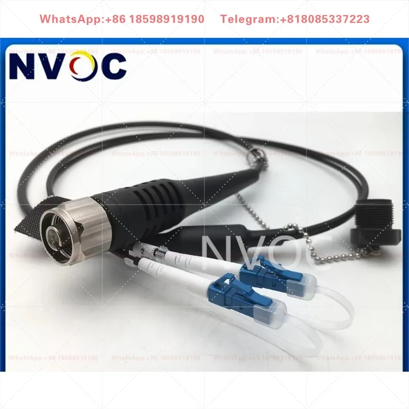 2Pcs 2Core ODC-LC 1.5M 2M Male Female SM Jumper Connector,2C G657A ODC Round Square to LC/UPC SC/PC Fiber Optic Patch Cord Cable