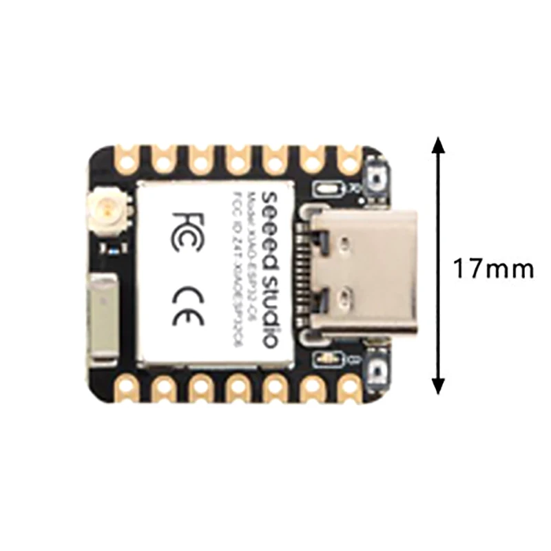 ESP32 Seeed Studio XIAO ESP32C6 WiFi 6+Bluetooth-compatible Ble 5 Support Zigbee Matter WIFI Wireless Development Board Module