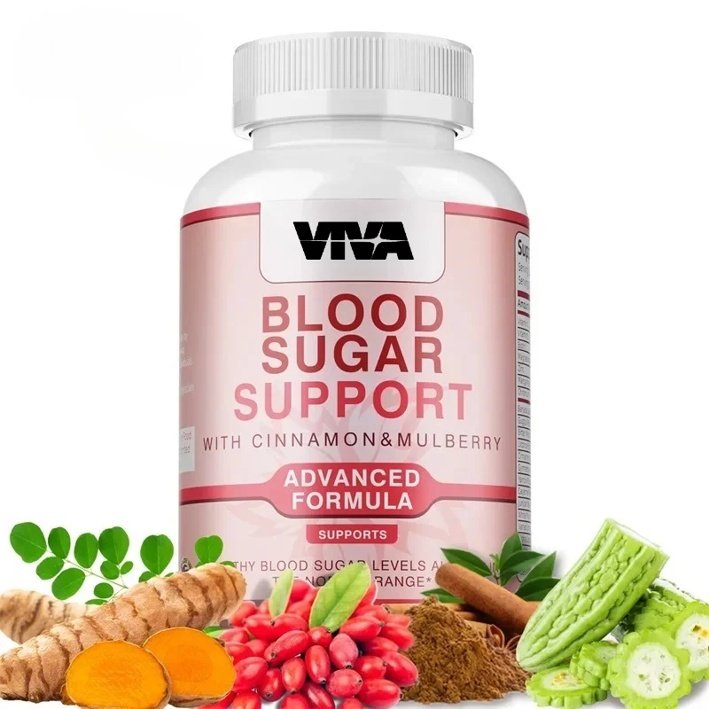 Blood Sugar Supplement - Contains Bitter Melon and Cinnamon To Maintain Healthy Blood Sugar Levels, Improve Immunity