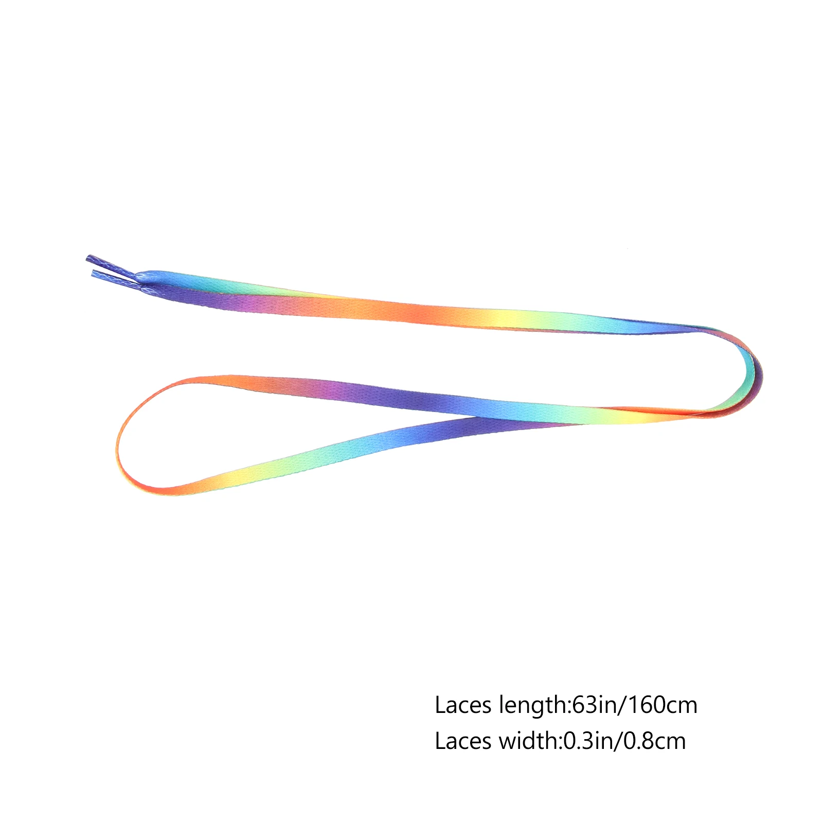 Lacci larghi per scarpe da ginnastica Lacci colorati Scarpe elastiche Accessori Piatti colorati alla moda