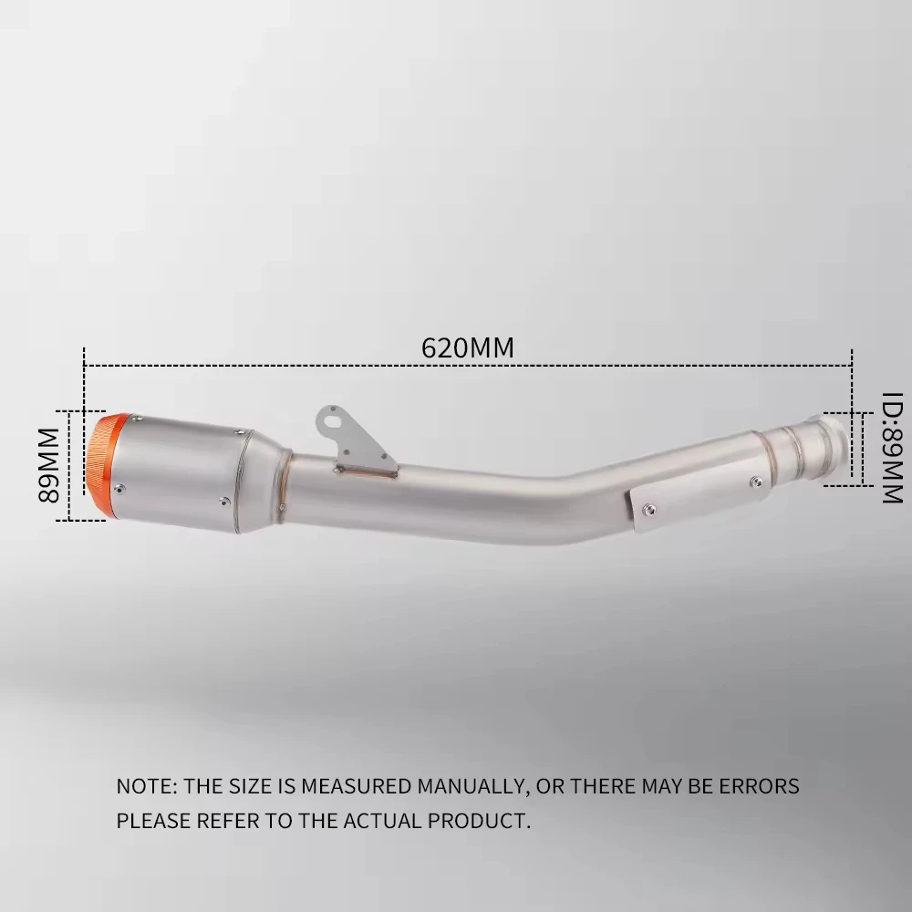 motorcycles exhaust muffler Tail Section Exhaust Pipe exosto para moto Integrated Orange Cap for CF 800MT 2021-2024
