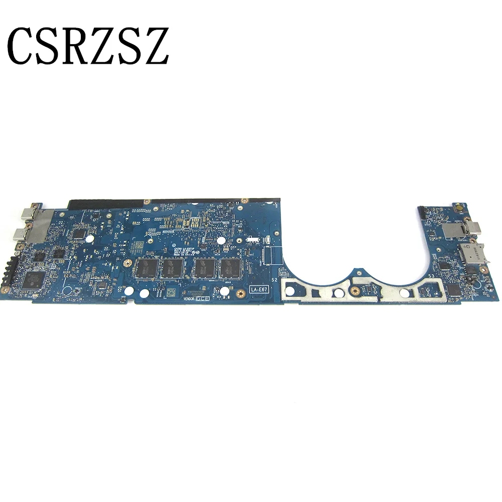 For Dell XPS 13 9370 Laptop motherboard  CN-0W970W 0W970W 0W970W LA-E671P  with i7-8550u CPU Tested 100% ok