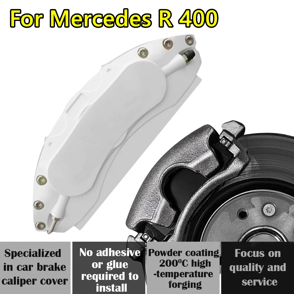 For Mercedes Bens R 400 Car Brake Caliper Cover Aluminum Alloy Metal Kit Fit R400 2014 2015 2017