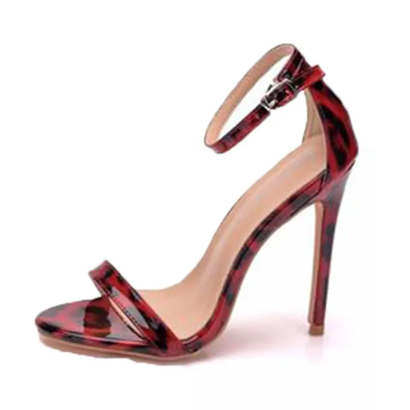 Black Large-Size Platform Sandals, Size 44/45 for Men, reverse Gender Performance Stage Shoes, Open-Toe Large-Size Sandals