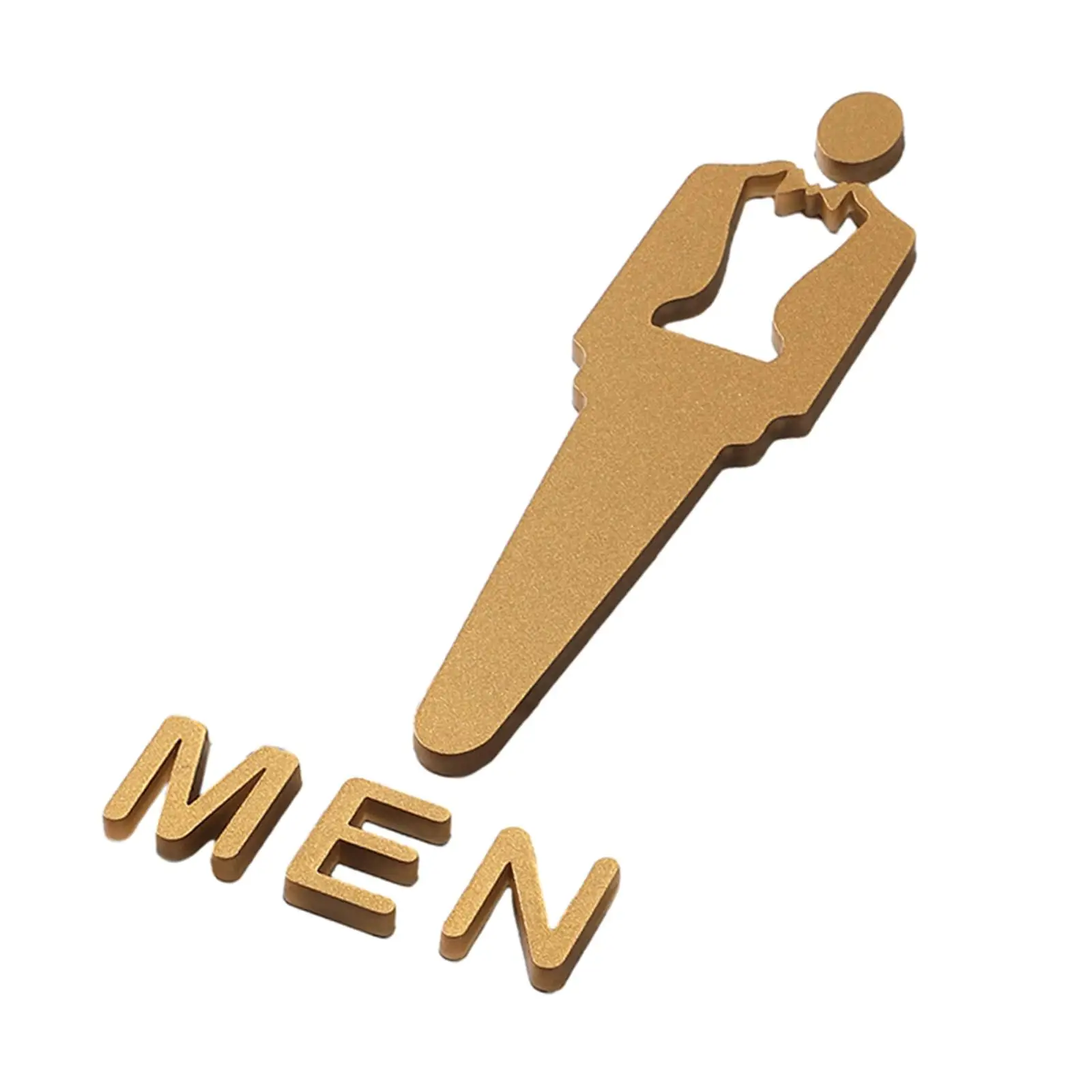 WC Sign Toilet Sign Men Women Signage Board Toilet Decor Plaque Restroom Sign for Wall Mall Hotel Restroom Washroom