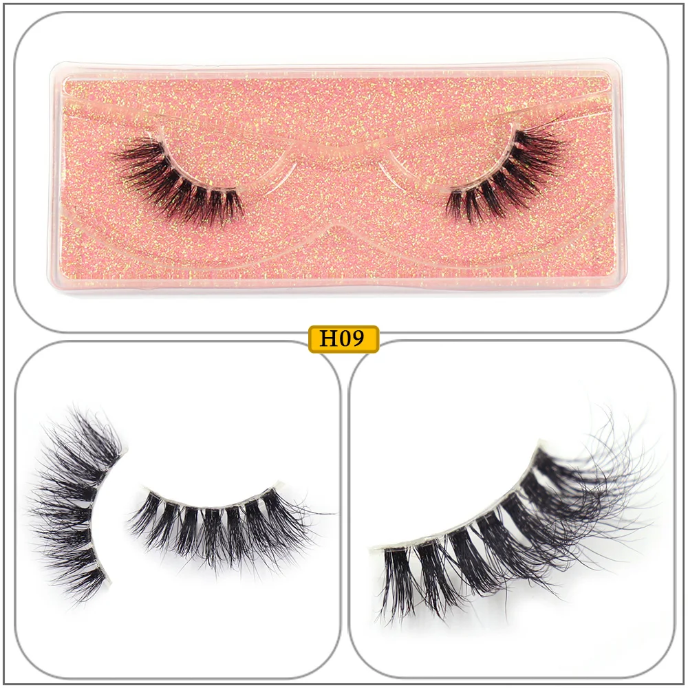 Half Lashes Strip Eyelashes Natural Soft Wispy False Eyelashes Natural Mink Lashes For Daily Makeup Eyelash Extension Fake Lashe