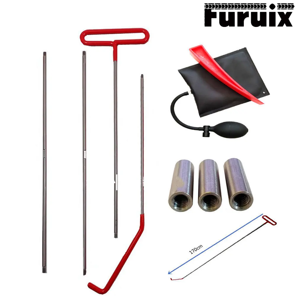 Car Tool Kit Professional Emergency Car Kit with Long Reach Grabber Car Door Open Unlock Tool Kit