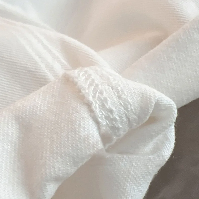 ربيع الخريف تنوعا موضة الدنيم السراويل للبنين بنات 1-10 سنوات للجنسين الاطفال الجينز الأبيض 2025 جديد الكورية بناطيل أطفال #3