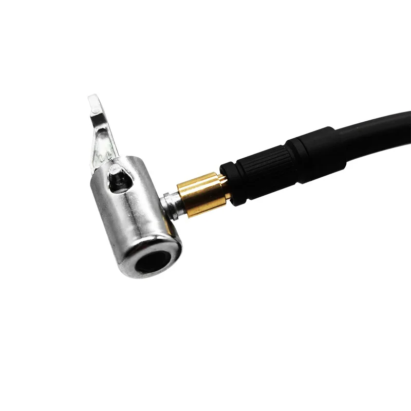 Car Tire Air Chuck Compressor Tire Inflator Tire Chuck with Barb Connector for Portable Inflatable Pump Hose Repair image 5