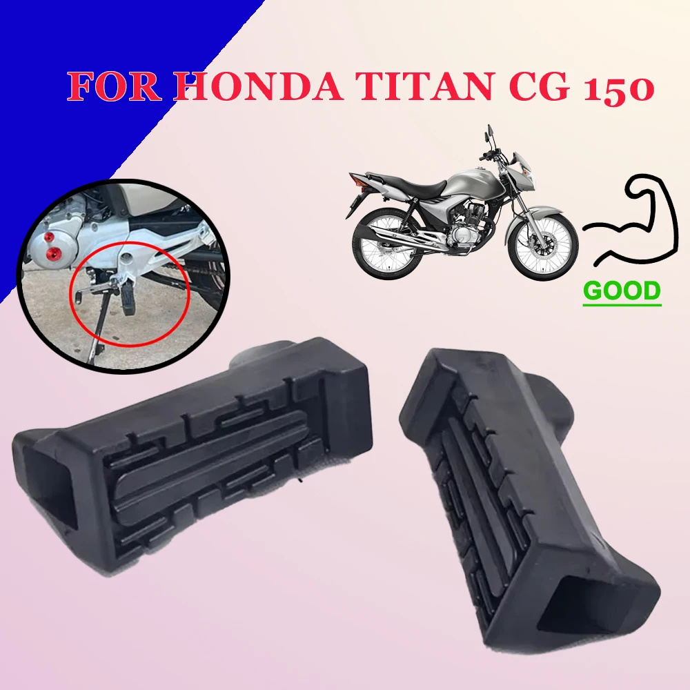 acessorios-para-motocicleta-apoios-de-pe-dianteiros-de-borracha-para-piloto-pedaleiras-para-honda-titan-cg-150-sport-cg150
