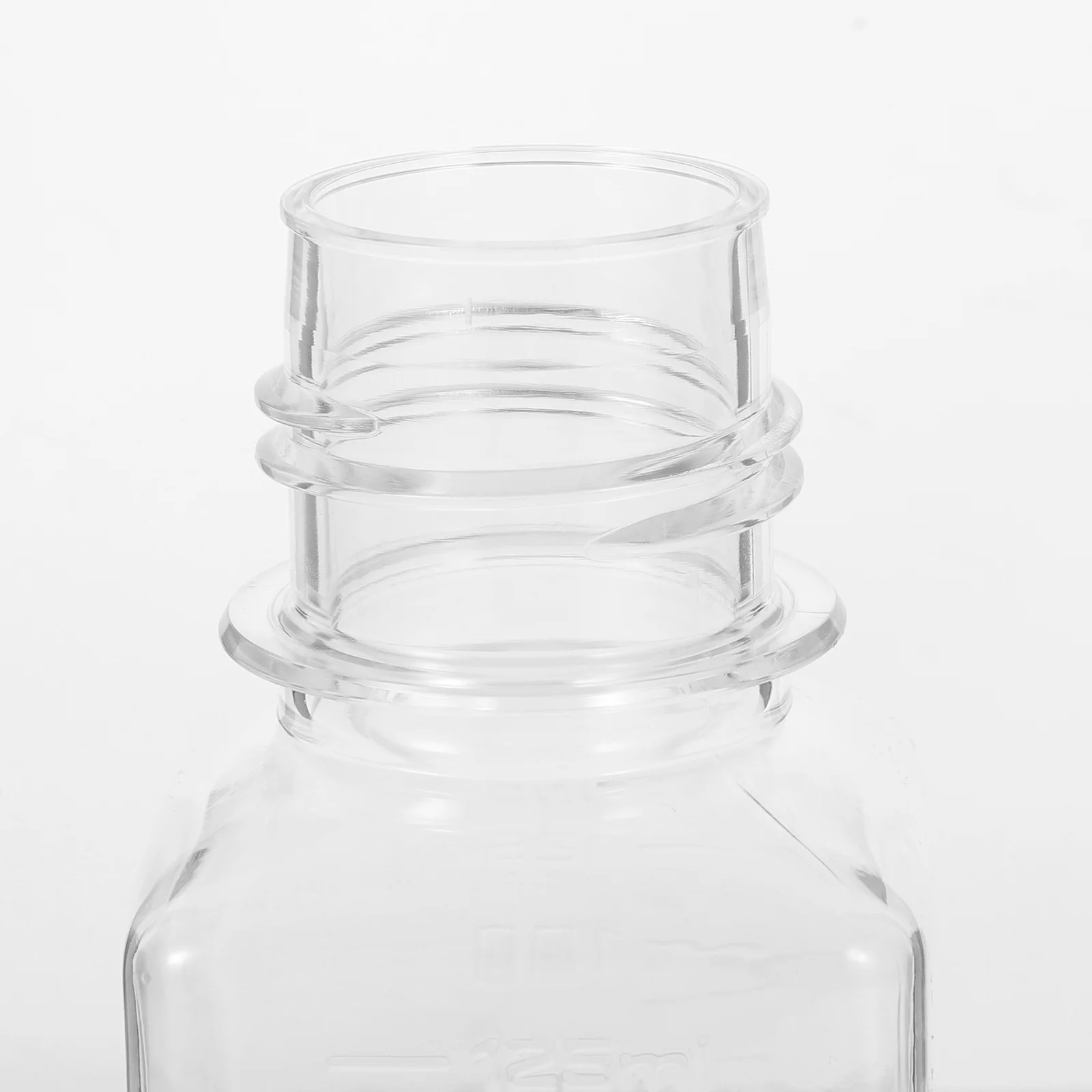 

2pcs 125Ml Thicken Graduated Plastic Serum Vial Lab Reagent Durable Leakproof Medical Laboratory Blood Collection Container