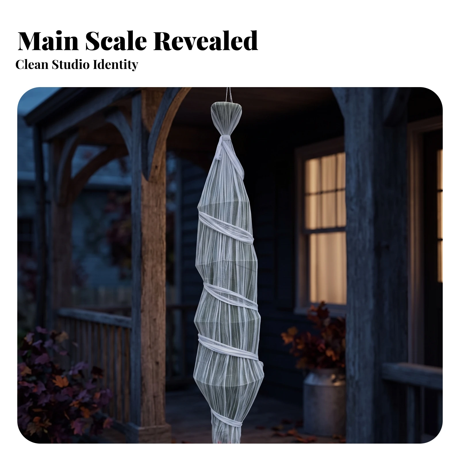 Hanging Mummy Decoration Lightweight Hanging Mummy Prop Decorations Creepy indoor/outdoor for Haunted House, Halloween Party