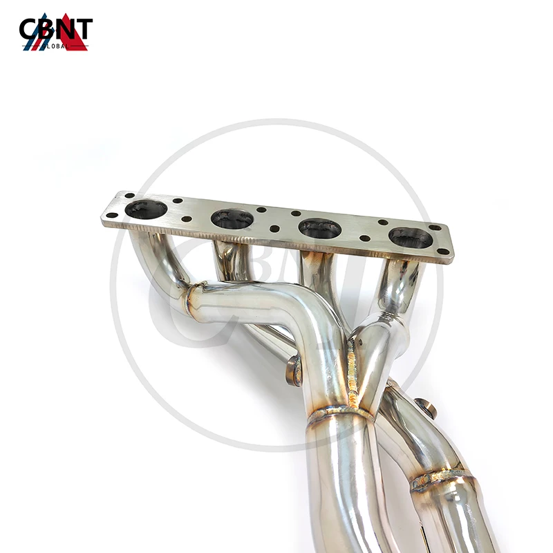 CBNT Exhaust Manifold Pipe SS304 Stainless Steel High Performance Exhaust-pipe System for BMW N42 N46 E90 318i 320i 2.0T