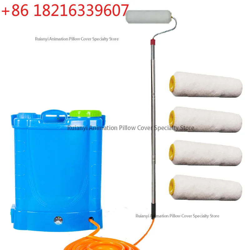 YAO Automatic Paint Roller Coater Self-Priming Emulsion Self Brushing Tool Telescopic Brush Extended Printing