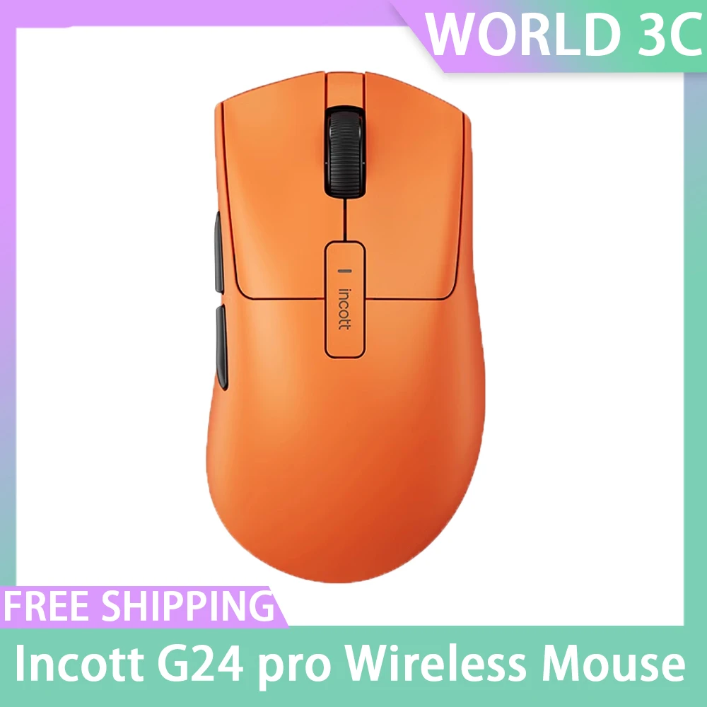 

Беспроводная мышь Incott G24 pro, 8k, быстрая зарядка, два режима, Paw3395, сенсорная игровая мышь, горячая переключение, эргономичный ПК, стандартный подарок