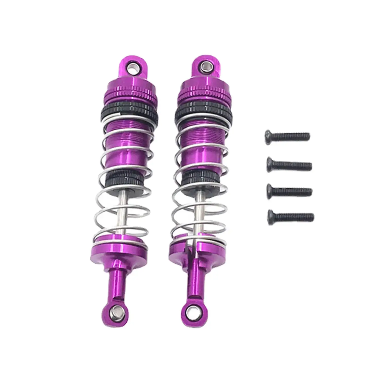 Metal RC Car Shock Absorber Set for Wltoys 144001 124019 124018 Front Rear Damper Springs Upgrade Parts