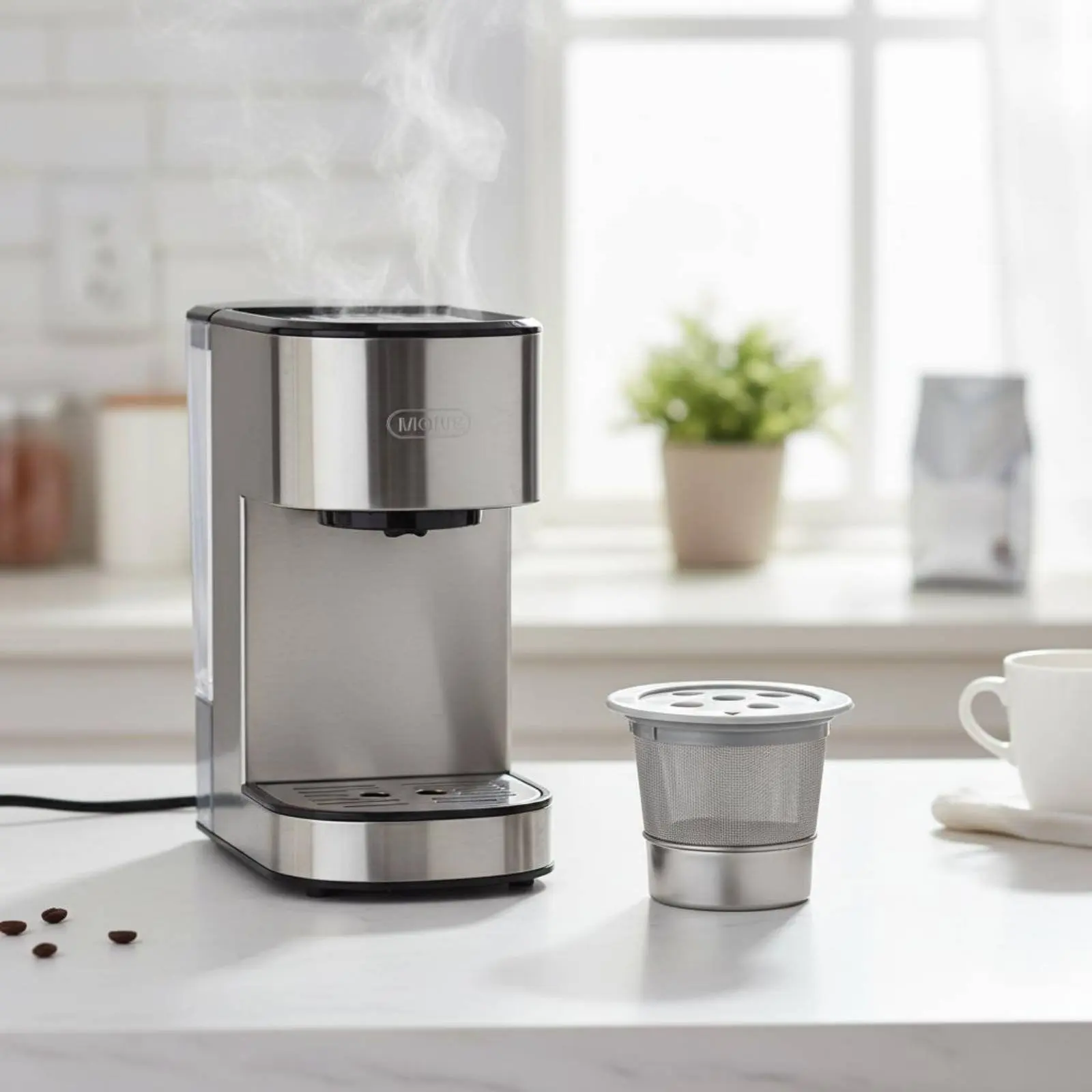 Reusable Coffee Pod Dishwasher Safe Reusable Metal Coffee Pod Stainless Steel Coffee Capsule Eco-Friendly Double Mesh Coffee Pod